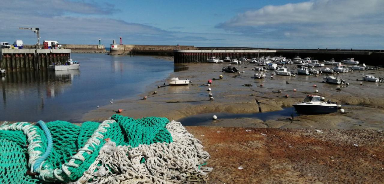 L'Escale Portaise Port-en-Bessin-Huppain Exterior foto