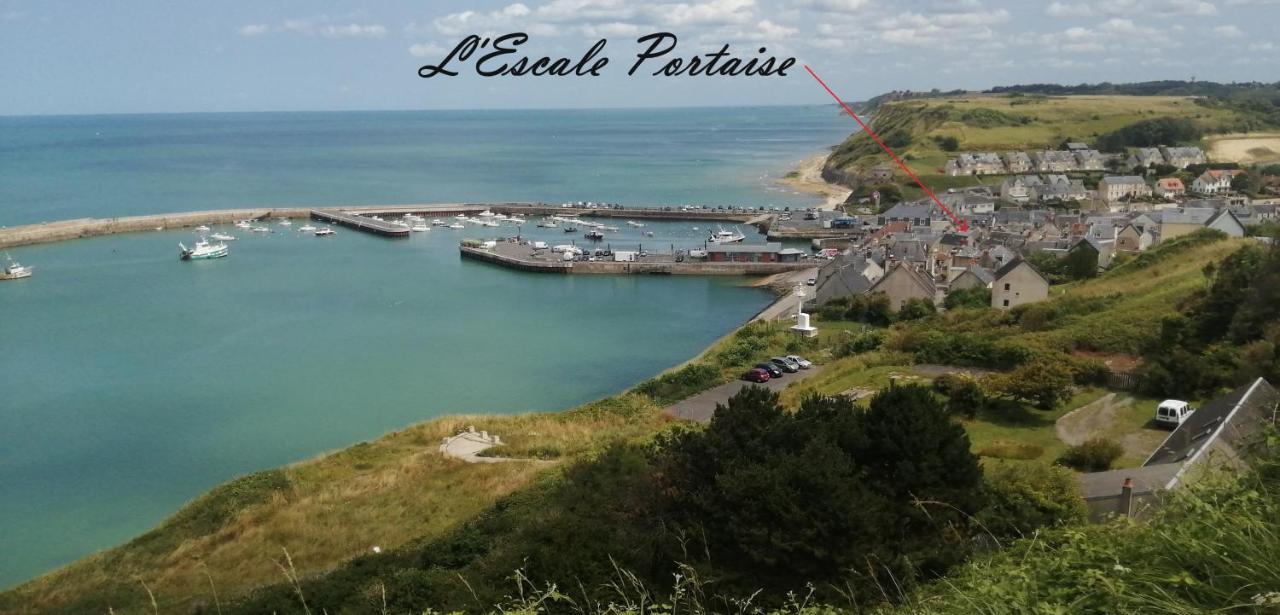 L'Escale Portaise Port-en-Bessin-Huppain Exterior foto