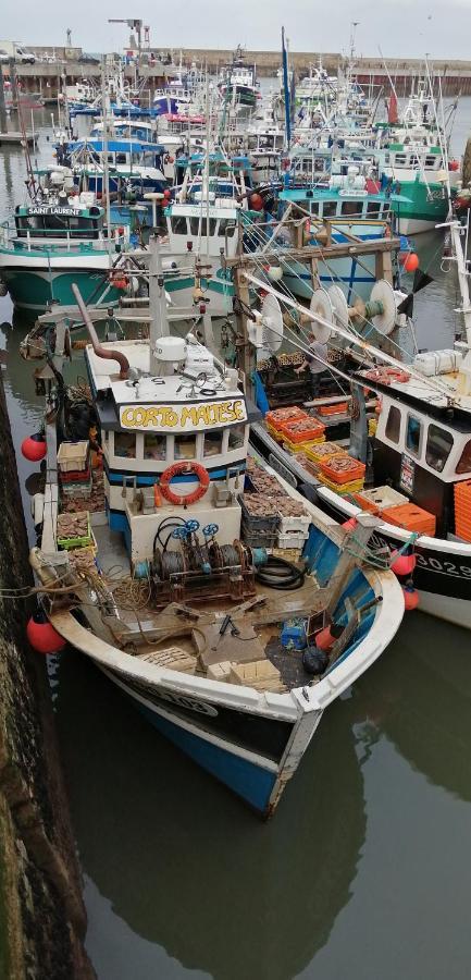 L'Escale Portaise Port-en-Bessin-Huppain Exterior foto