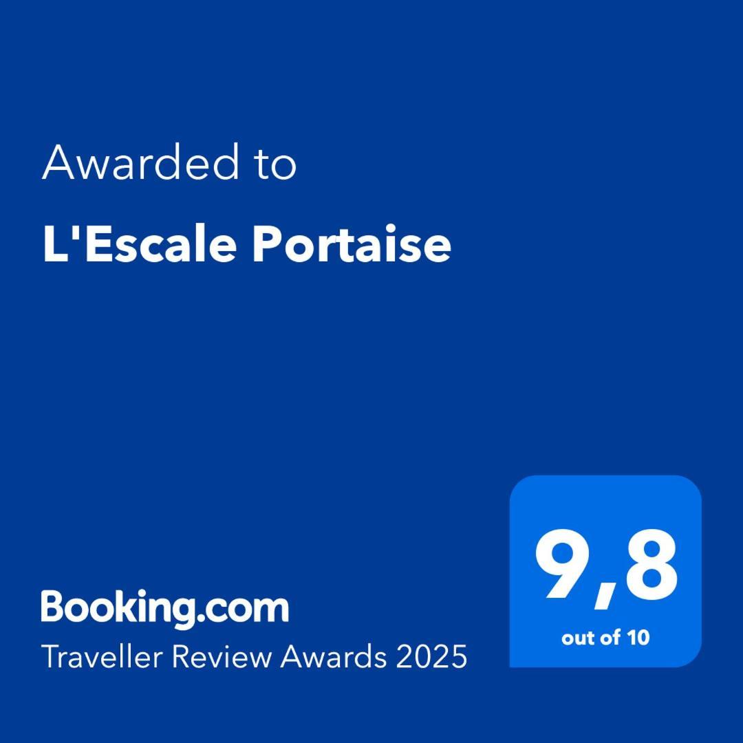 L'Escale Portaise Port-en-Bessin-Huppain Exterior foto